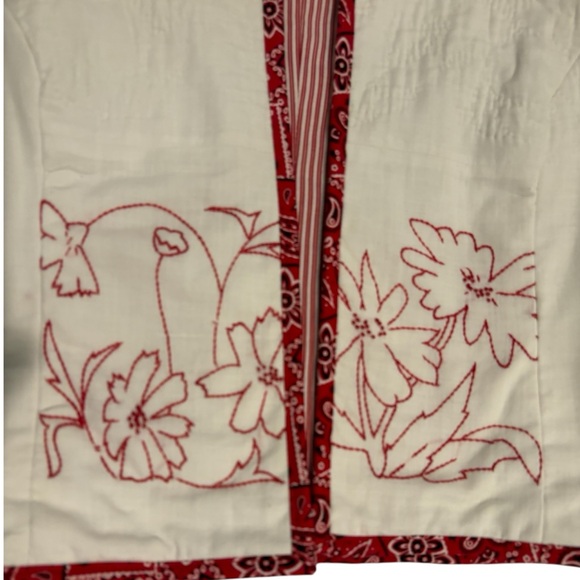 NWT Vintage Handmade Texas Quilt Vest by Leslie Kristen Western Americana Size S - Picture 4 of 9